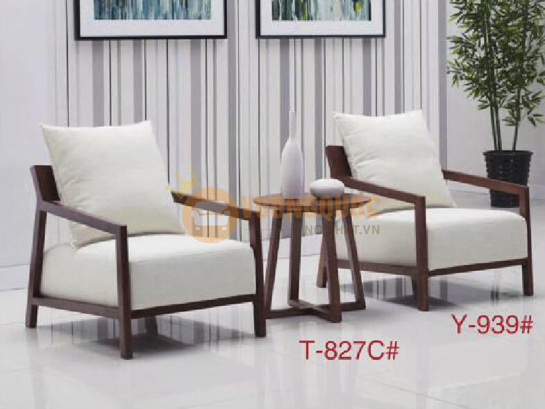 Bộ bàn ghế quán cafe sang trọng HOY T827C-3